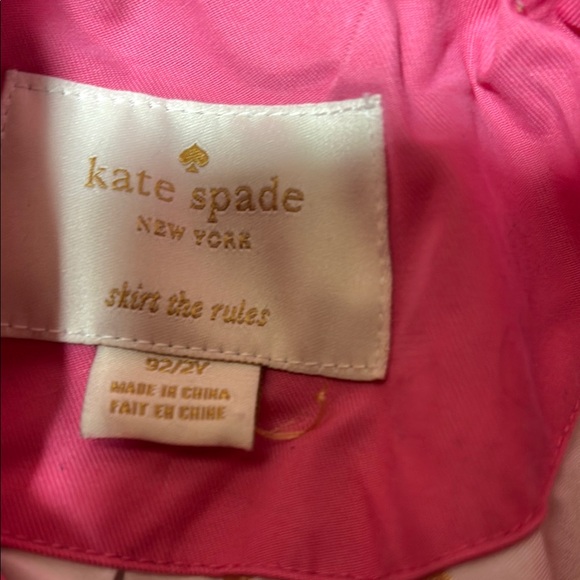 Pink Kate Spade Trench Coat size 2 years - Picture 2 of 5